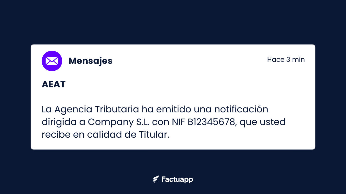 Notificación AEAT